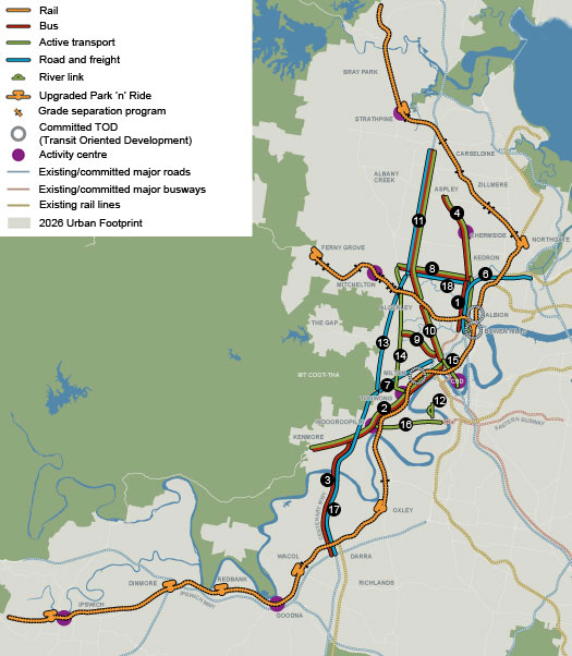 Western Brisbane Transport Network Strategy Brisbane North BUG